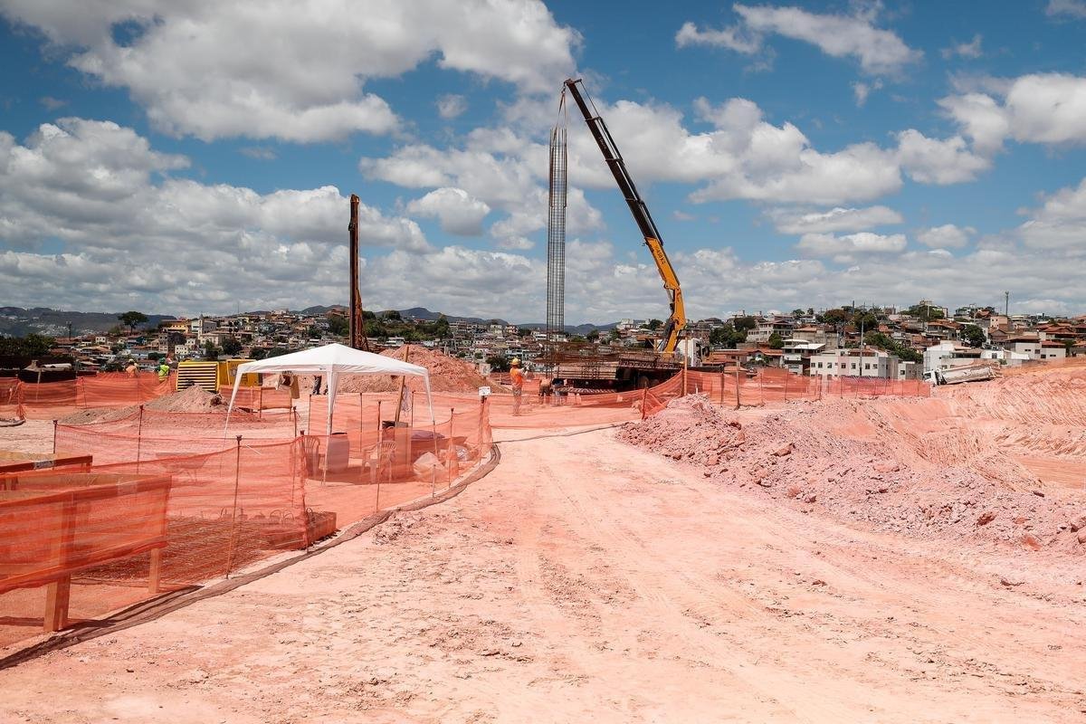 Atlético divulgou novas fotos das obras da Arena MRV