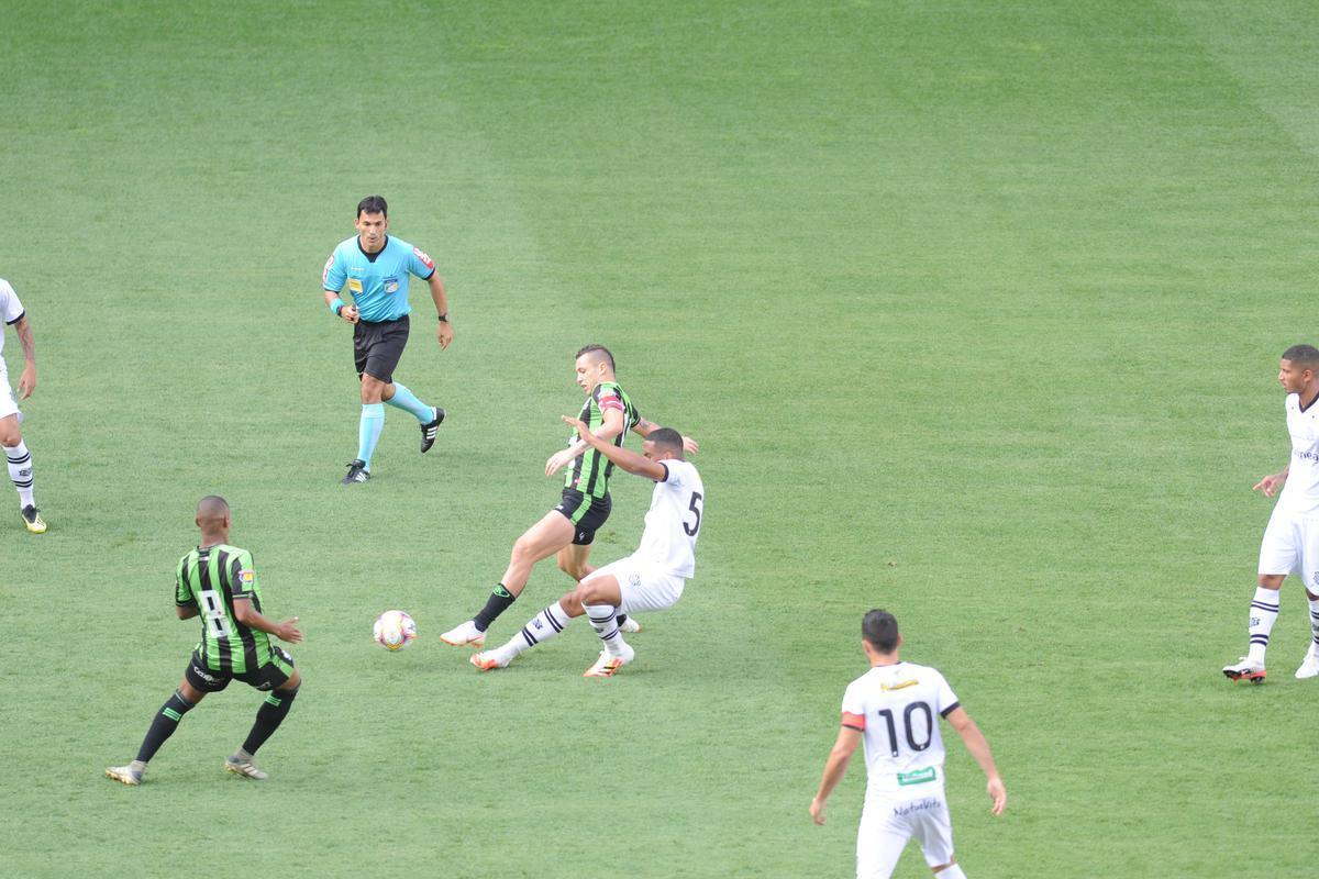 Fotos do jogo entre Amrica e Figueirense, pela Srie B