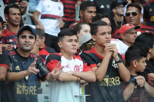 Torcida do Flamengo na partida contra o Atl�tico, no Mineir�o, em Belo Horizonte, em jogo pelo Campeonato Brasileiro
