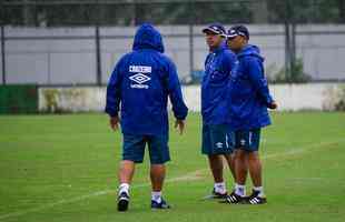 Imagens do treinamento do Cruzeiro no Rio de Janeiro