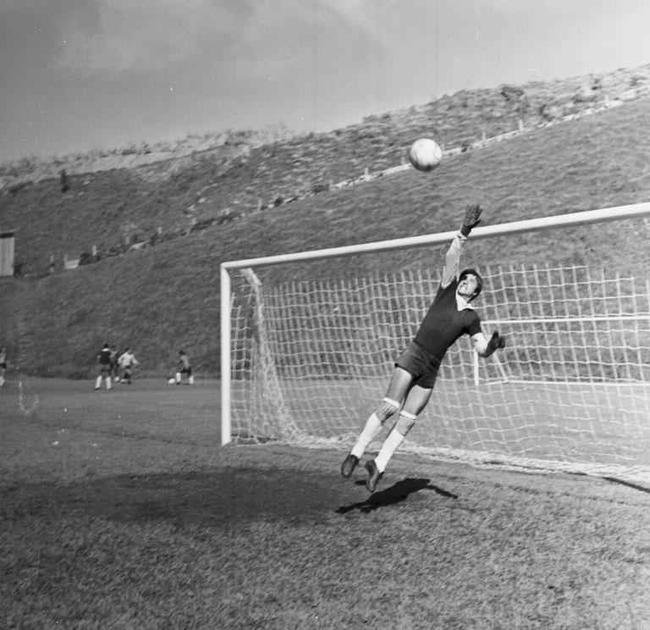 Treino do Atltico na Vila Olmpica, em Belo Horizonte, em 1971, ano do ttulo brasileiro