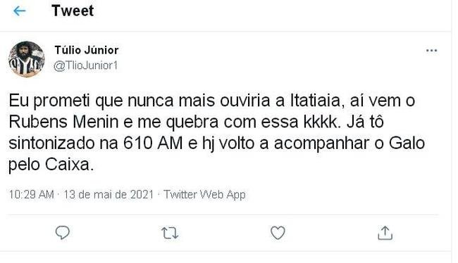 Atleticanos 'aprovaram' a compra da Itatiaia por Rubens Menin