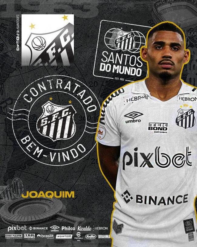 Santos anunciou o zagueiro Joaquim