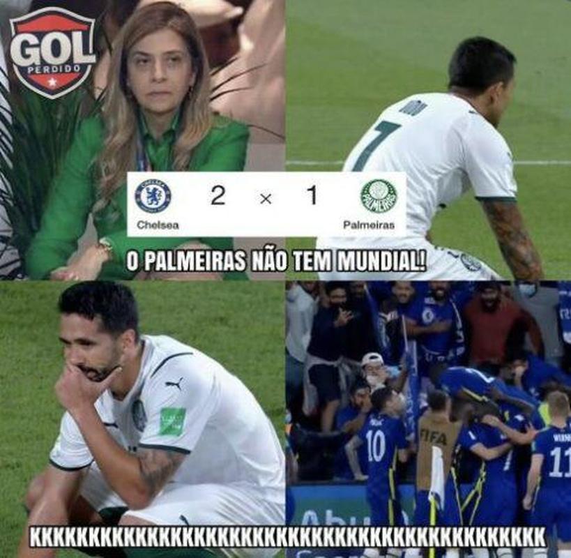 Veja os memes da derrota do Palmeiras para o Chelsea, por 2 a 1, na final do Mundial de Clubes