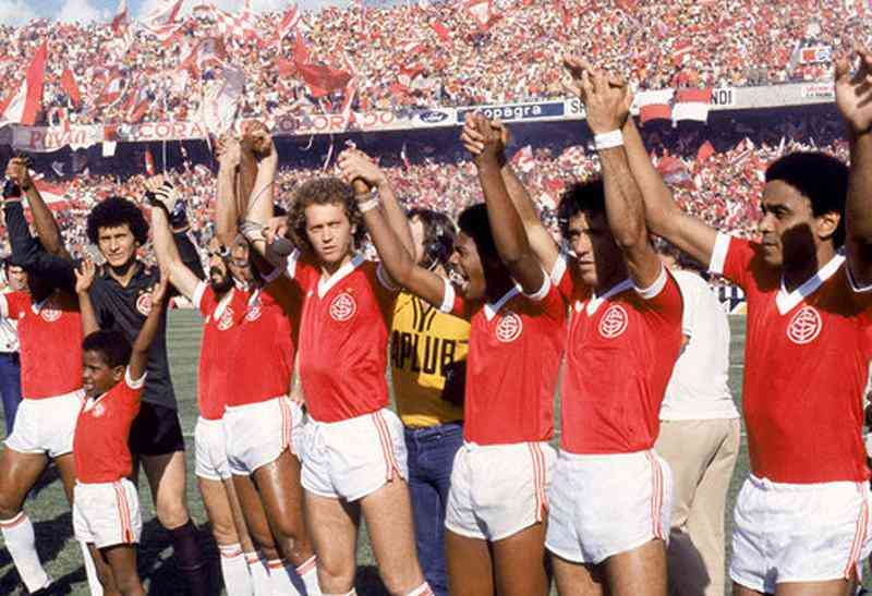 Trs vezes campeo brasileiro, o Internacional levantou o trofu pela ltima vez em 1979.