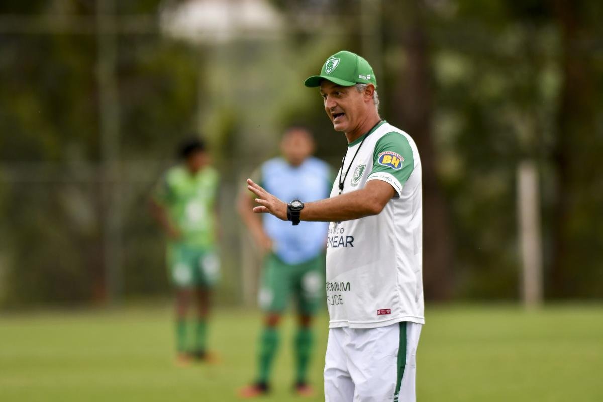 Titulares do Amrica foram poupados do treino com bola no campo, nesta segunda-feira, no CT Lanna Drumond. De qualquer forma, todo o elenco participou de uma palestra com o tcnico Lisca. A novidade do dia foi a volta do zagueiro Eduardo Bauermann s atividades normais. O volante Z Ricardo segue como dvida para enfrentar o Internacional na quarta-feira, em 'deciso' pela Copa do Brasil