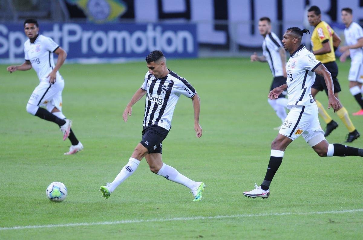 Fotos do jogo entre Atltico e Corinthians, no Mineiro, em Belo Horizonte, pela segunda rodada do Campeonato Brasileiro (Alexandre Guzanshe/EM/D. A Press)
