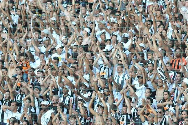 Torcedores do Atl�tico no Independ�ncia na partida contra o Flamengo pelo Brasileiro