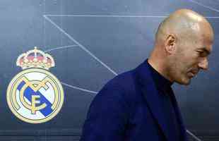 Veja imagens de Zidane como tcnico do Real Madrid