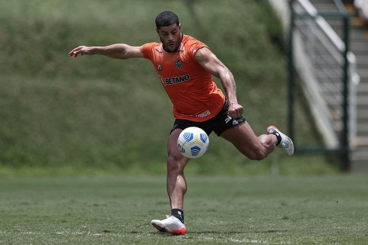 Fotos do treino do Atlético neste domingo, 14/11/2021