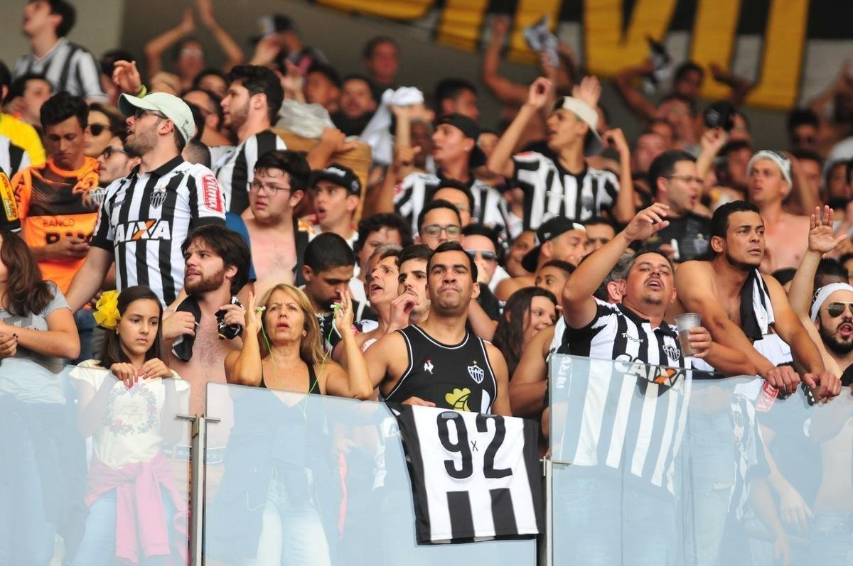 Torcida do Atltico esteve presente no Mineiro, no clssico contra o Cruzeiro