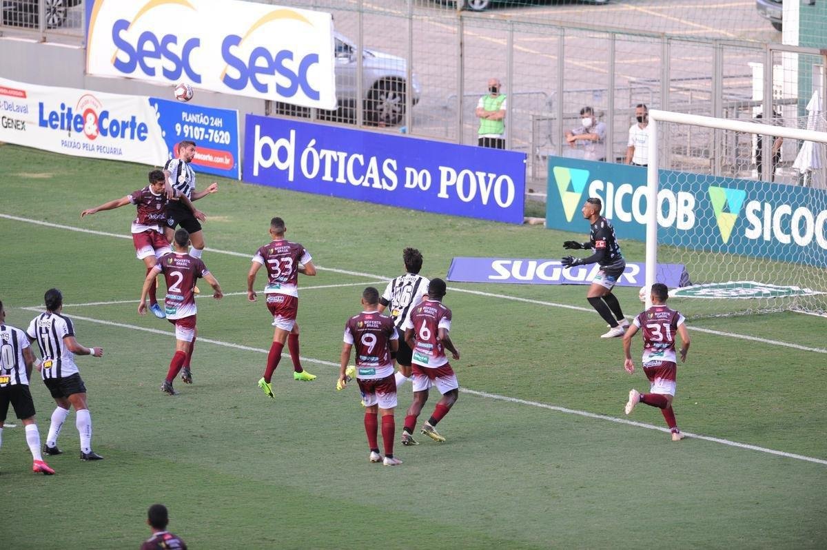 Fotos da vitria do Atltico sobre o Patrocinense, por 3 a 1, no Independncia, em Belo Horizonte, pela quarta rodada do Campeonato Mineiro. Mando foi do clube do interior, que no pde realizar a partida em Patrocnio devido ao elevado nmero de casos de COVID-19 na cidade.