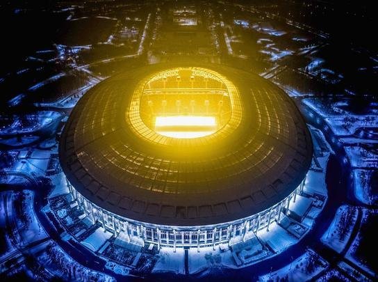 Luzhniki receberá quatro jogos da primeira fase, um duelo das oitavas, uma semifinal e a decisão