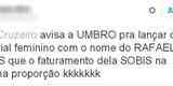 Um torcedor at sugeriu ao Cruzeiro produtos com nome do atacante para a ala feminina da torcida celeste