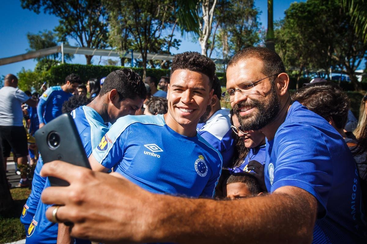 Fotos do ltimo treino do Cruzeiro antes de jogo contra Tupynambs