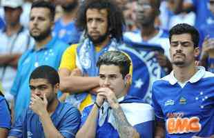 Desespero da torcida do Cruzeiro com o gol do Palmeiras no Mineiro, marcado por Z Rafael