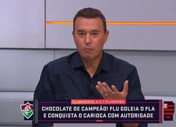 Apresentador do SporTV analisou desempenho rubro-negro na derrota por 4 a 1 para o Fluminense na final do Campeonato Carioca nesse domingo (9/4)