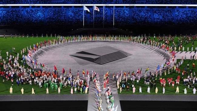 Fotos da Cerim�nia de Encerramento dos Jogos Ol�mpicos de T�quio