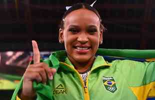 Rebeca Andrade conquistou a medalha de ouro no salto