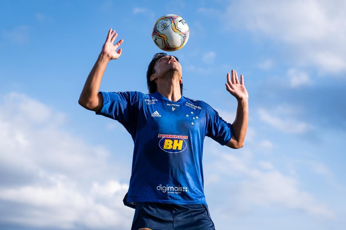 Imagens do treino do Cruzeiro desta segunda-feira na Toca da Raposa II