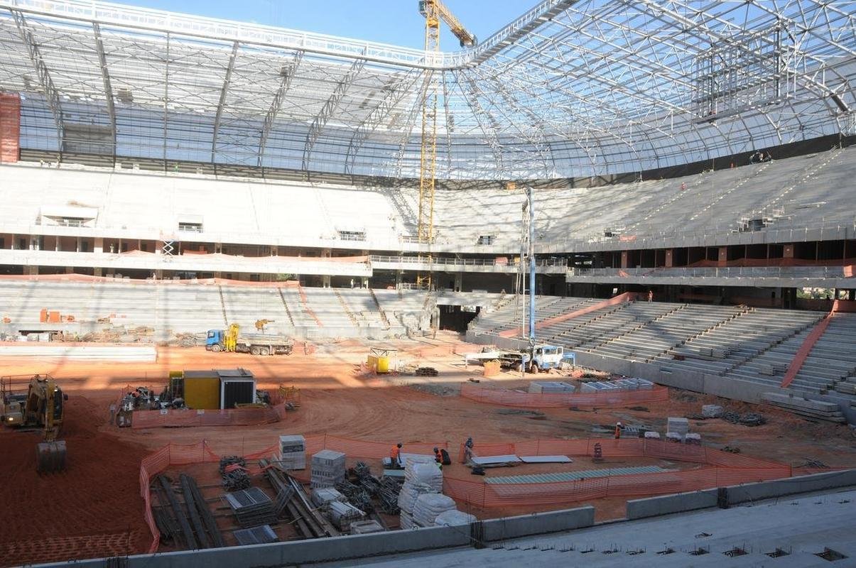Futuro estdio do Galo, Arena MRV est com 60% das obras concludas