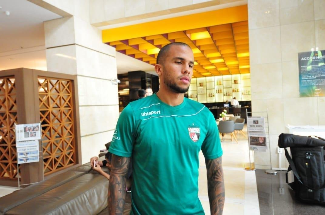 Grupo do Deportivo Lara conversou com a imprensa nesta tera