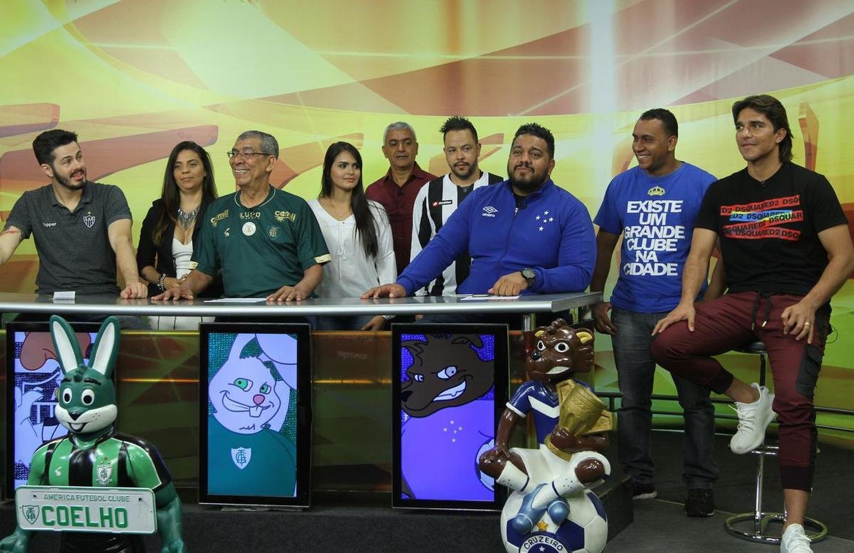 Jair Bala representou o Amrica no programa Alterosa Esporte