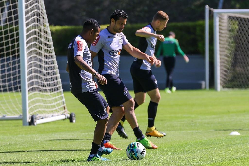 Fotos do treino do Galo antes de jogo pela Primeira Liga