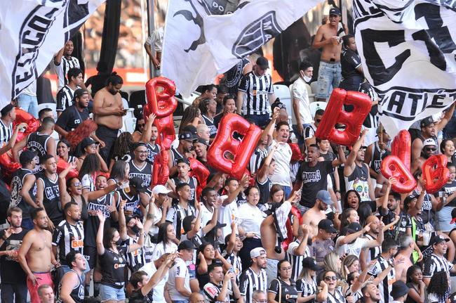 Fotos da torcida do Atltico no clssico com o Cruzeiro, no Mineiro, pela nona rodada do Mineiro de 2022