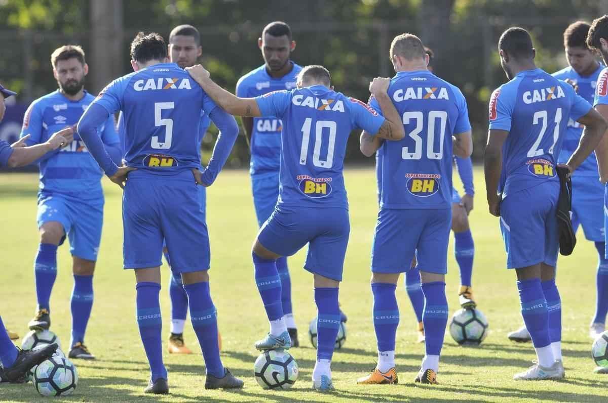 Imagens do treino do Cruzeiro nesta tera-feira (25/07) na Toca da Raposa II