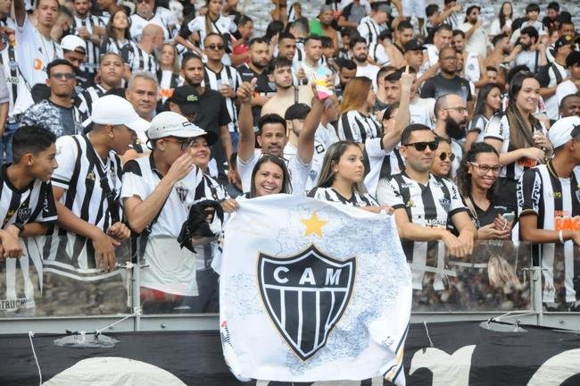 Fotos da torcida do Atltico na partida contra o Flamengo, no Mineiro, em Belo Horizonte, pela 13 rodada do Campeonato Brasileiro