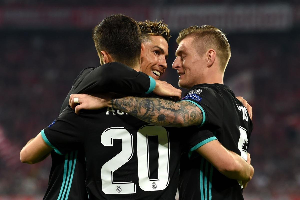 Com o meia-atacante Asensio, o Real Madrid virou o jogo sobre o Bayern