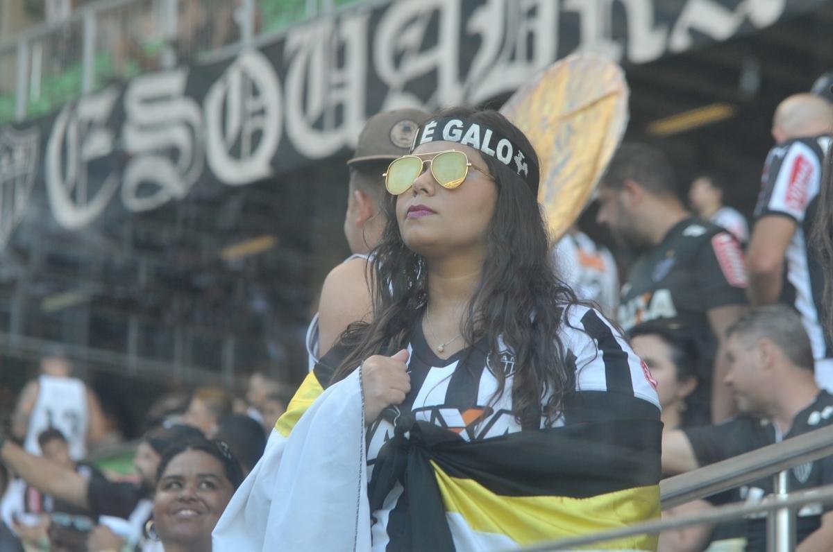 Torcida do Atltico na deciso do Campeonato Mineiro, no Independncia