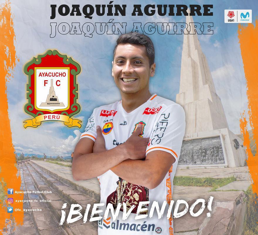 Joaquín Aguirre, lateral-esquerdo (Ayacucho, do Peru)