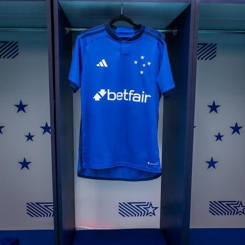 Casa de apostas britânica, a Betfair foi anunciada em 28 de janeiro como a nova patrocinadora máster do Cruzeiro para 2023