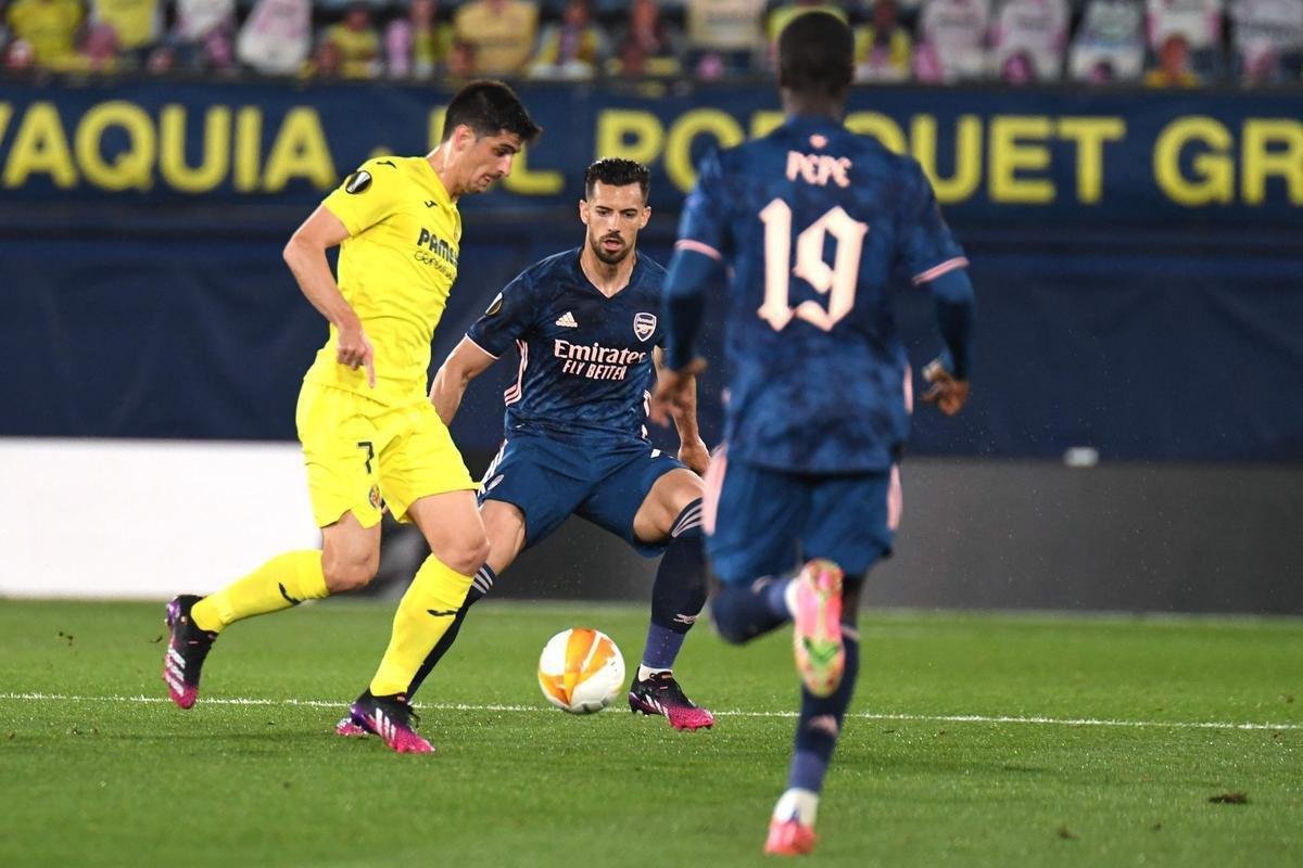 Fotos do duelo entre Villarreal e Arsenal pela semifinal da Liga Europa