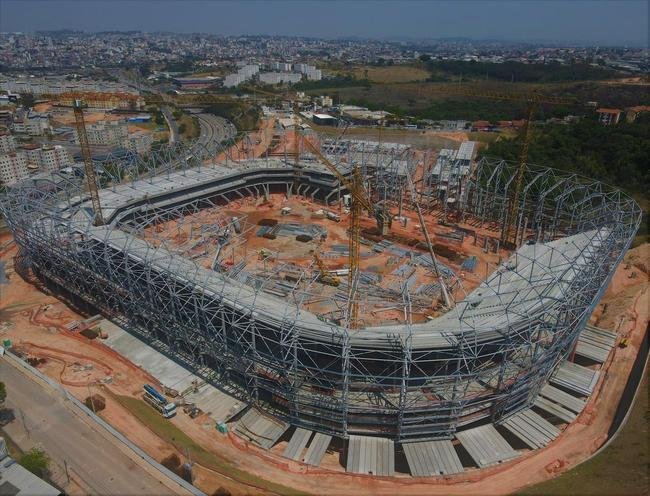 Arena MRV tem previs�o de ficar pronta no fim do ano que vem