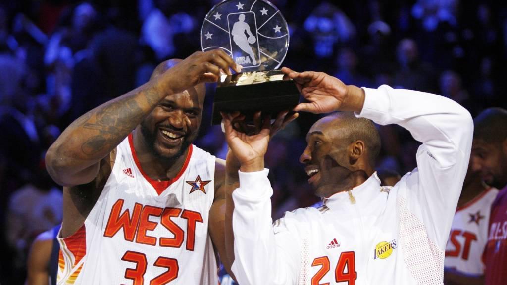 Kobe foi eleito para 17 All Star Games ao longo de sua carreira. Em 2009, ano do tetra, foi eleito MVP do jogo ao lado de Shaq