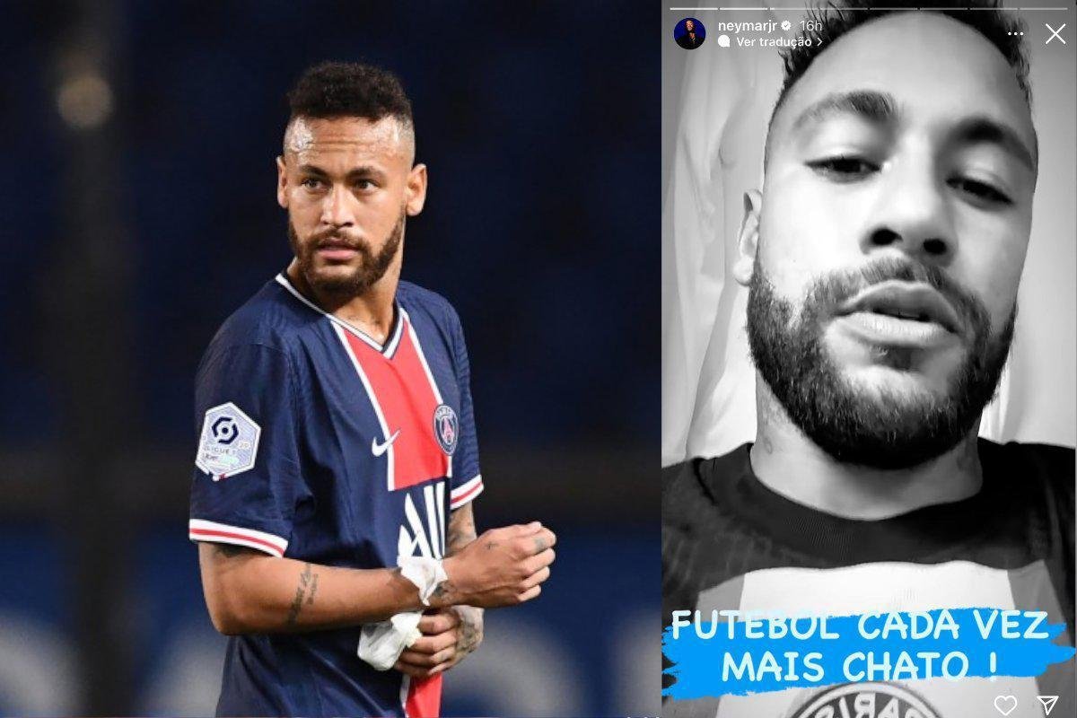 Neymar se queixa de carto por comemorao aps gol