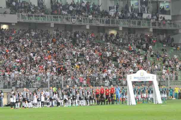 Imagens da partida entre Atltico e Palmeiras, no Independncia, pela 35 rodada do Brasileiro