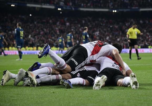 Colombiano Quintero fez o gol da virada do River Plate sobre o Boca na final da Libertadores