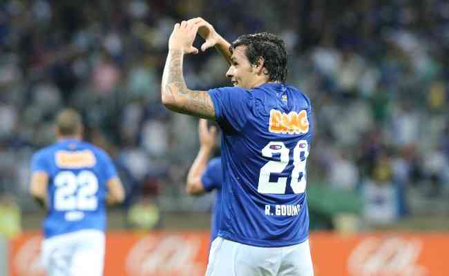 Ricardo Goulart marcou 38 gols em 105 jogos com a camisa do Cruzeiro 