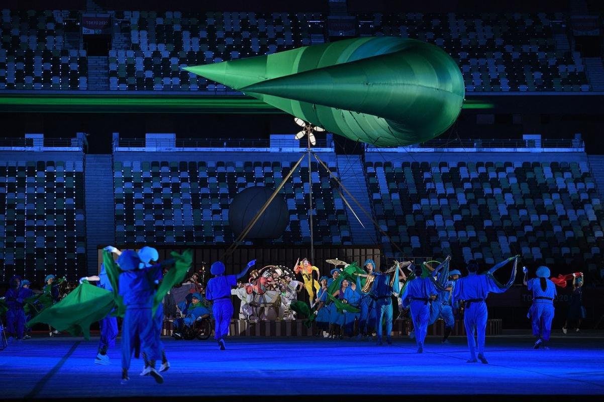 Fotos da Cerimnia de Abertura dos Jogos Paralmpicos de Tquio