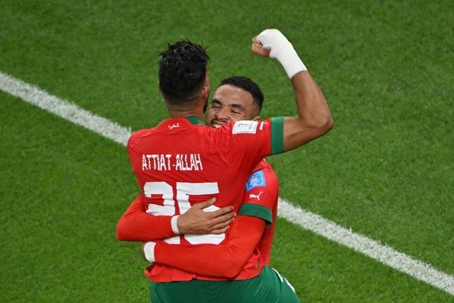 Fotos do jogo entre Marrocos e Portugal no Est�dio Al-Thumama, no Catar, pela Copa do Mundo de 2022