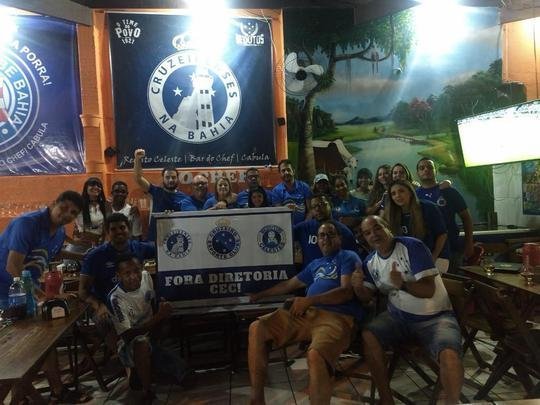 'Redutos Celestes' pelo mundo protestaram contra dirigentes do Cruzeiro