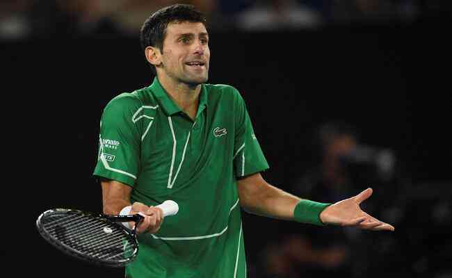 Djokovic é atualmente o número 2 do mundo no ranking da Associação dos Tenistas Profissionais