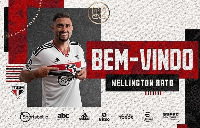 São Paulo anunciou o meia Wellington Rato