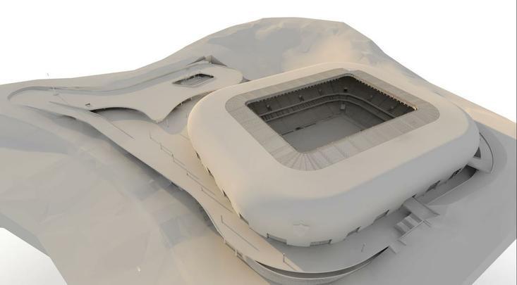 Novas imagens do projeto da Arena do Galo obtidas pelo Estado de Minas e pelo Superesportes