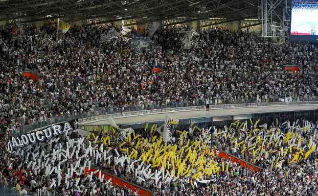 Atltico contou com quase 35 mil torcedores presentes no Mineiro na partida contra o Vasco