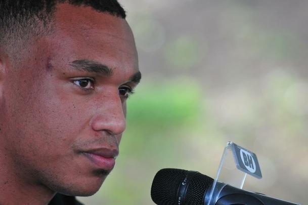 Fotos da apresentao e primeiro treino de Leandrinho no Atltico